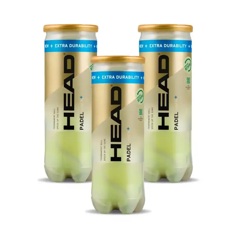 3 Botes de 3 Pelotas de Pádel Presurizadas Head Pro S 3 Botes de 3 Pelotas de Pádel Presurizadas Head Pro S
