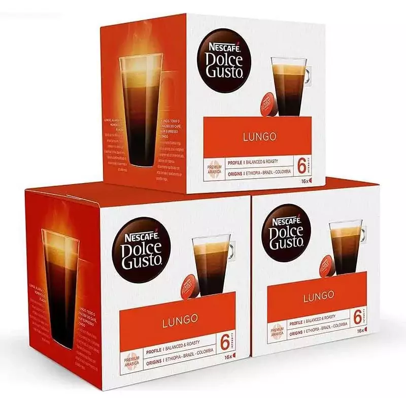 2x Café Lungo Pack 48 cápsulas 2x Café Lungo Pack 48 cápsulas
