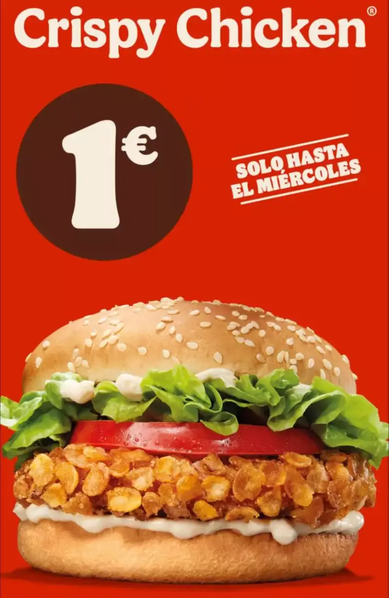 Crispy Chicken Burger King Crispy Chicken Burger King