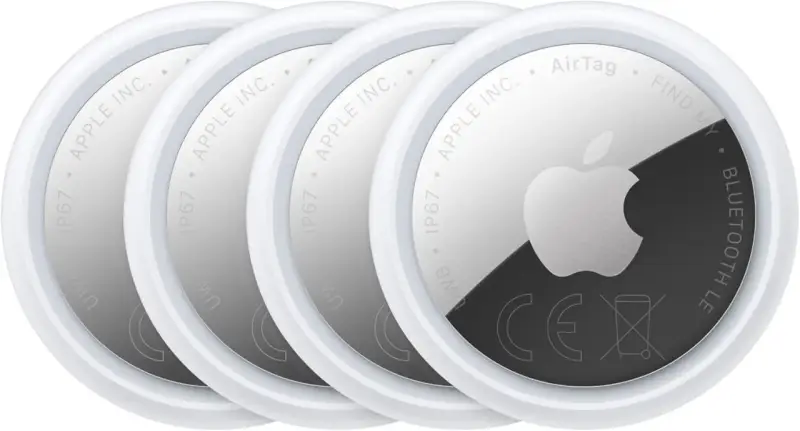 4 Apple AirTag (2.ª generación) 4 Apple AirTag (2.ª generación)