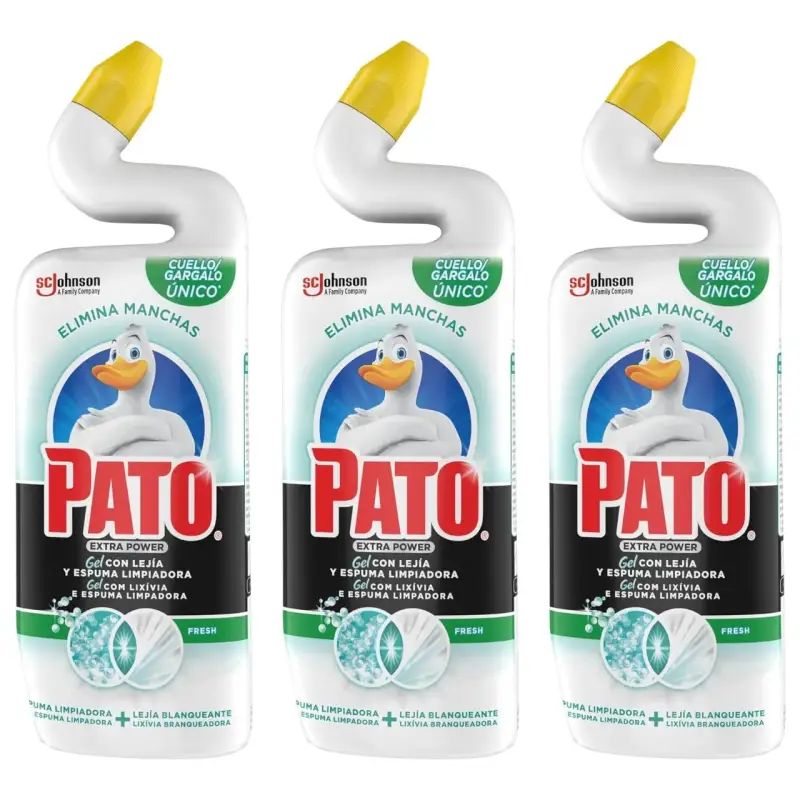 3x750ml PATO WC Power Lejía Fresh 3x750ml PATO WC Power Lejía Fresh