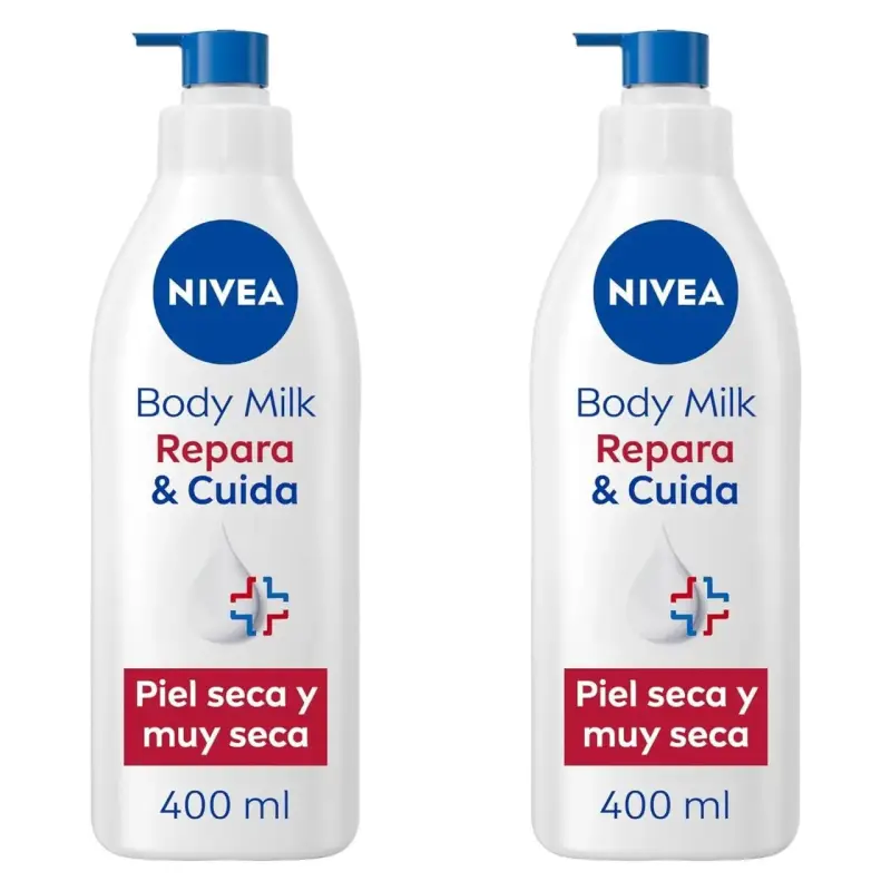 2 Nivea Repara & Cuida Body Milk 400 ml 2 Nivea Repara & Cuida Body Milk 400 ml