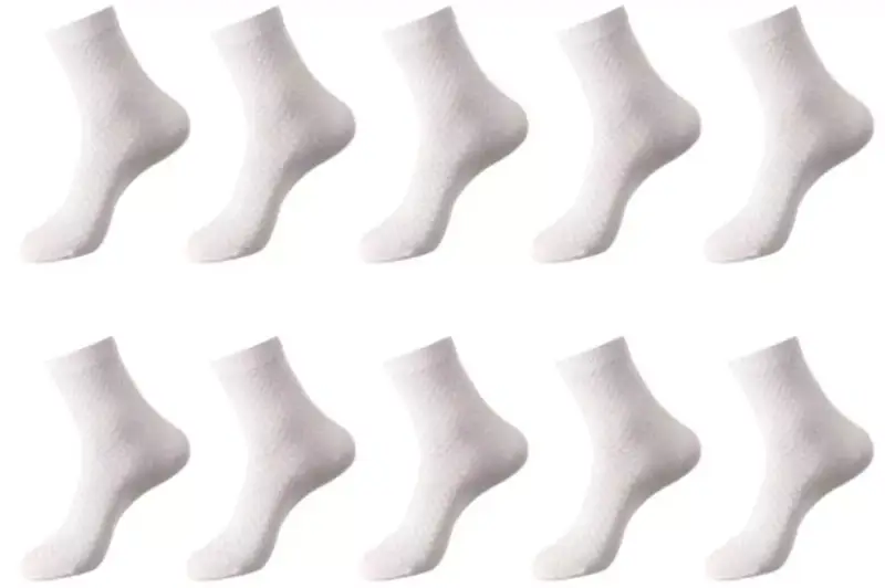 10 pares de calcetines de bambú para hombre 10 pares de calcetines de bambú para hombre