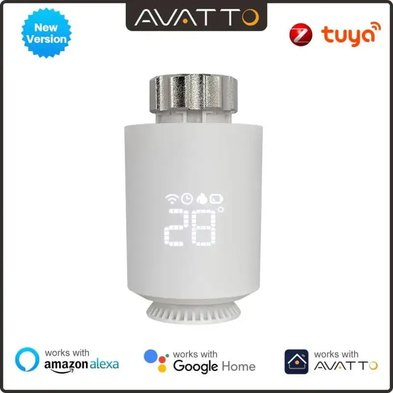 Termostato radiadores AVATTO Tuya ZigBee3.0 Termostato radiadores AVATTO Tuya ZigBee3.0