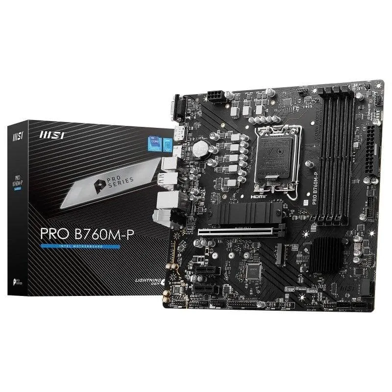 Placa Base MSI PRO B760M-P Placa Base MSI PRO B760M-P