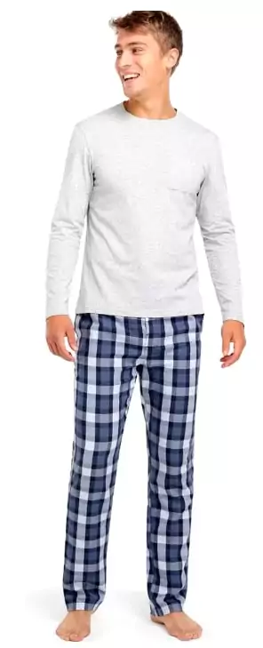 Conjunto de pijama largo para hombre Conjunto de pijama largo para hombre