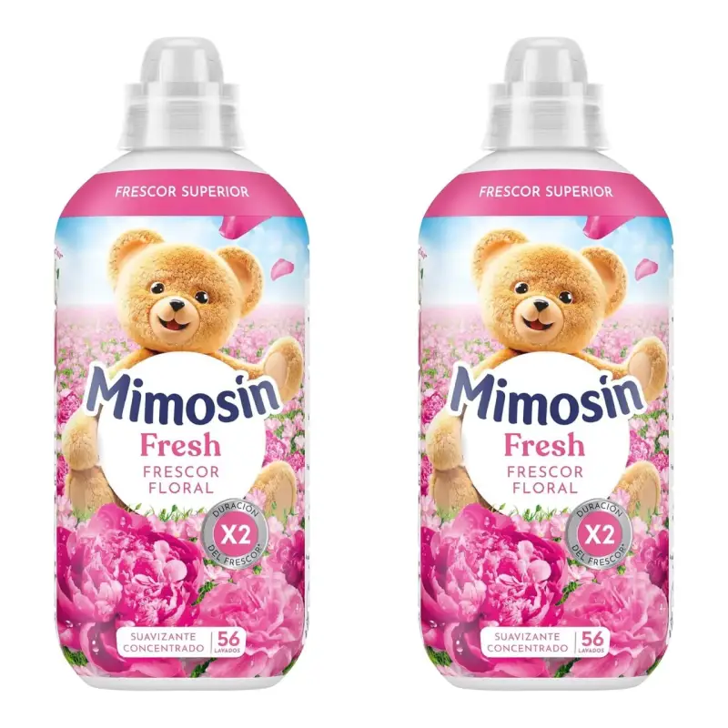 2x 56 Lavados Suavizante Mimosin frescor floral 2x 56 Lavados Suavizante Mimosin frescor floral