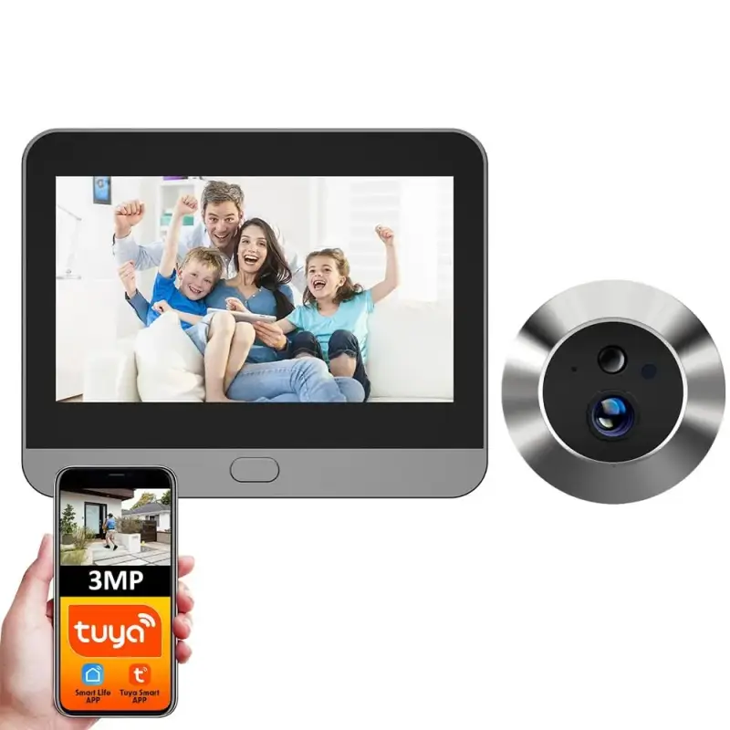 Mirilla wifi Tuya Smart 3MP 140° Mirilla wifi Tuya Smart 3MP 140°