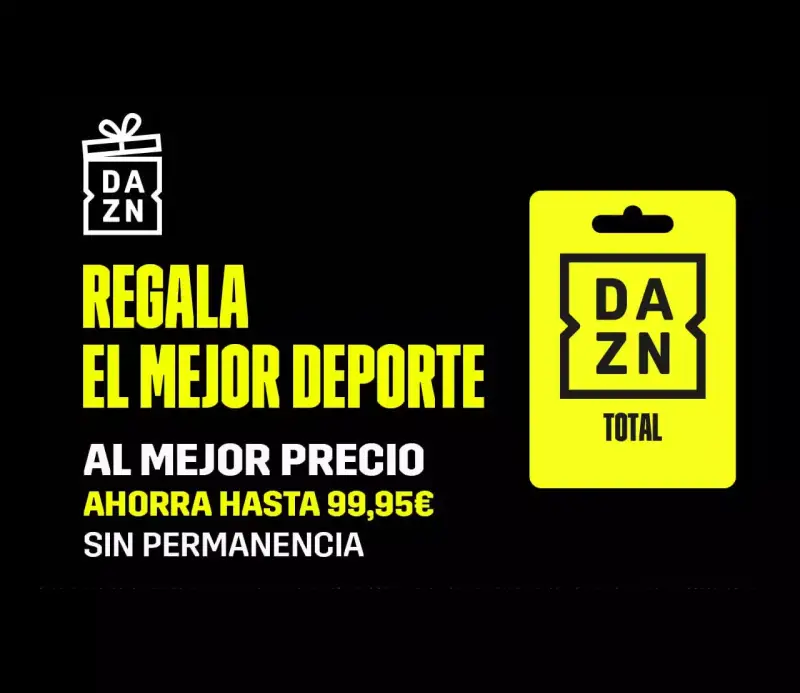 Suscripción digital a DAZN durante 6 meses Suscripción digital a DAZN durante 6 meses