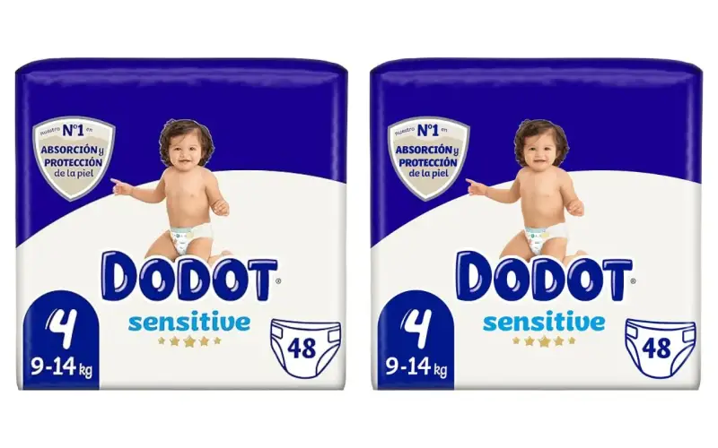 2x 48 Pañales Dodot Sensitive Talla 4 2x 48 Pañales Dodot Sensitive Talla 4