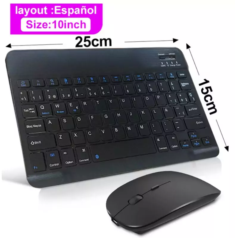 Mini teclado + ratón inalámbricos Mini teclado + ratón inalámbricos