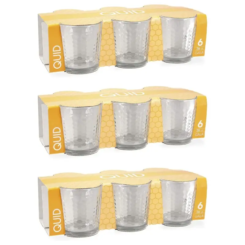 Set 18 vasos forma baja 26cl Set 18 vasos forma baja 26cl