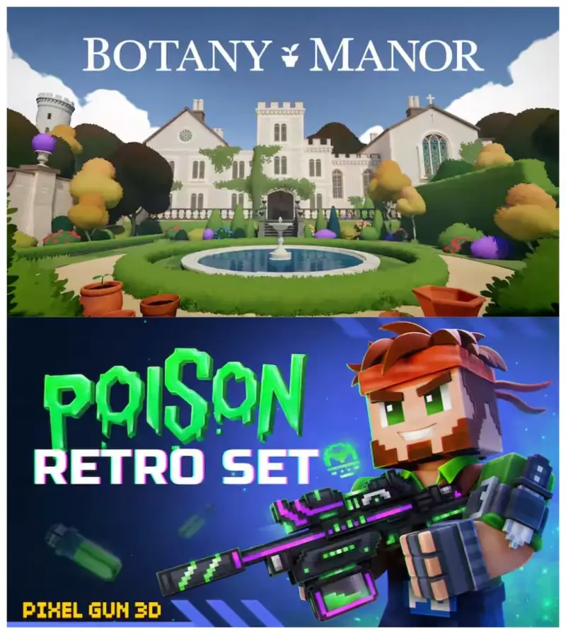 Botany Manor & Poison Retro Set en Epic Games (05/02) Botany Manor & Poison Retro Set en Epic Games (05/02)