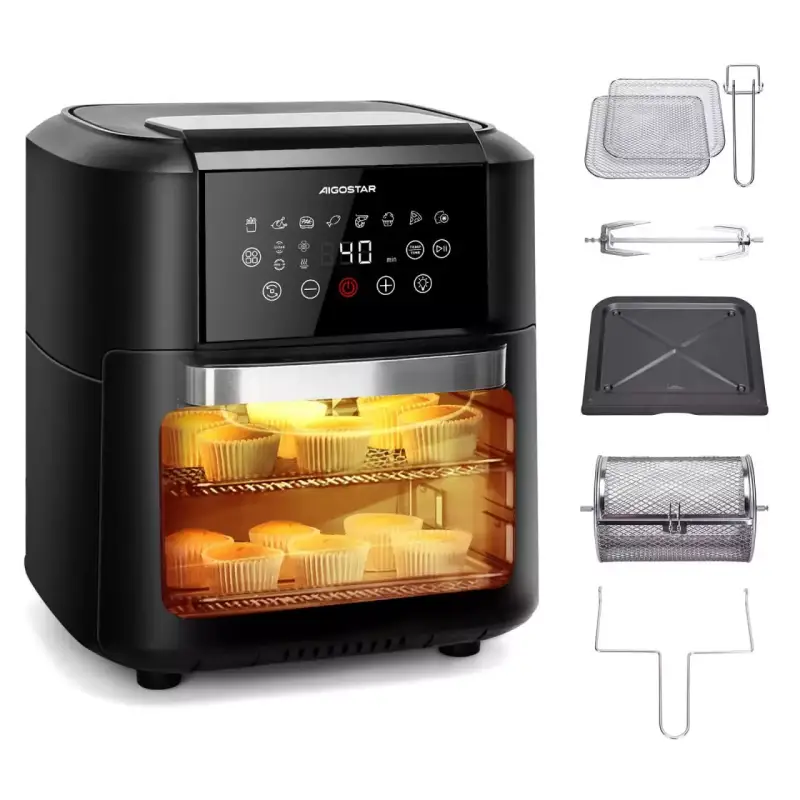 Freidora de Aire Aigostar sin Aceite 12L 1500W Freidora de Aire Aigostar sin Aceite 12L 1500W
