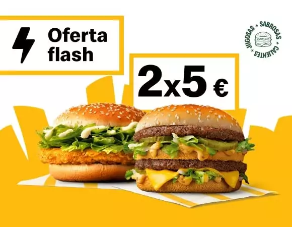 2 Big Mac o 2 McPollo en McDonald’s (Oferta semanal) 2 Big Mac o 2 McPollo en McDonald’s (Oferta semanal)