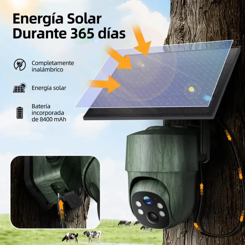 Cámara de caza solar 4G y batería Cámara de caza solar 4G y batería