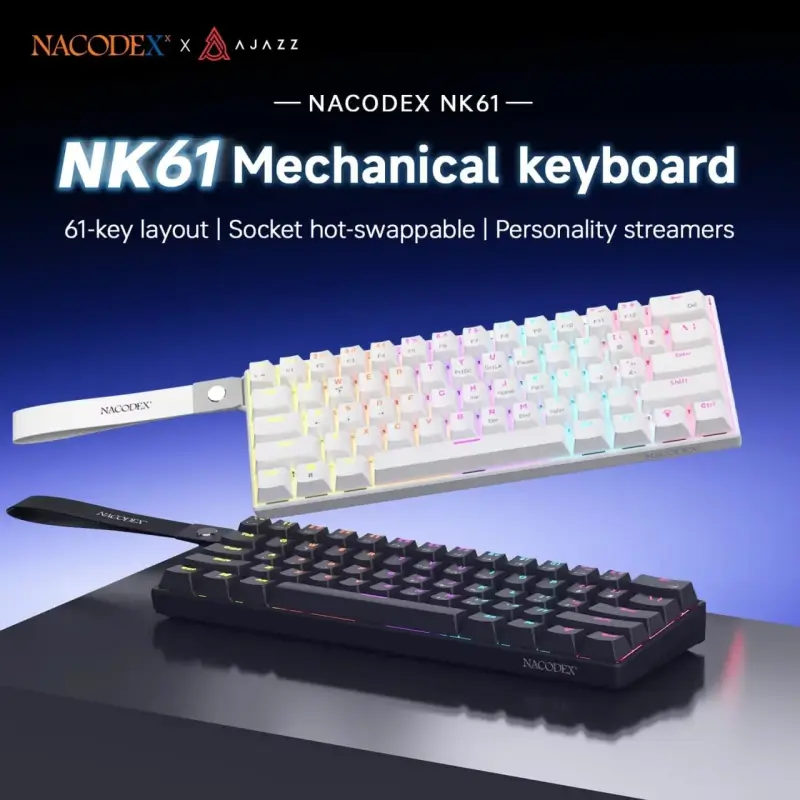 Teclado mecánico gaming 61 teclas Teclado mecánico gaming 61 teclas