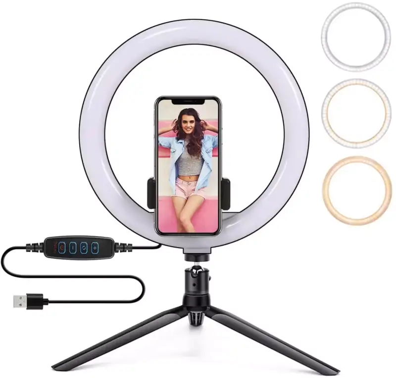 Aro de luz LED de 10" Aro de luz LED de 10"