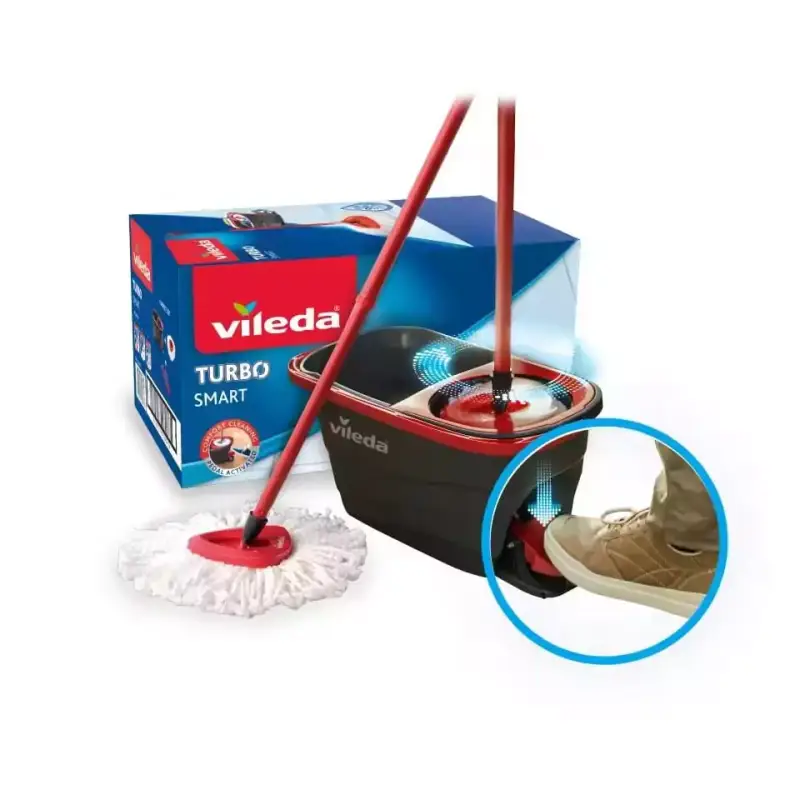 Juego de cubo de fregona Vileda Turbo Smart Juego de cubo de fregona Vileda Turbo Smart