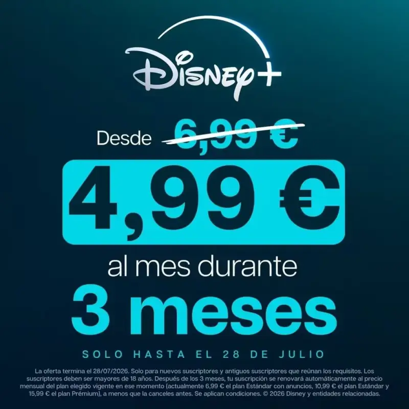 Disney+ Estándar con Anuncios (Durante 3 Meses) Disney+ Estándar con Anuncios (Durante 3 Meses)
