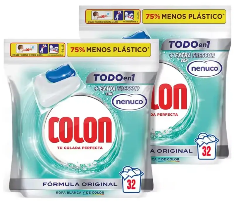 64 Cápsulas Colon Nenuco Detergente 64 Cápsulas Colon Nenuco Detergente