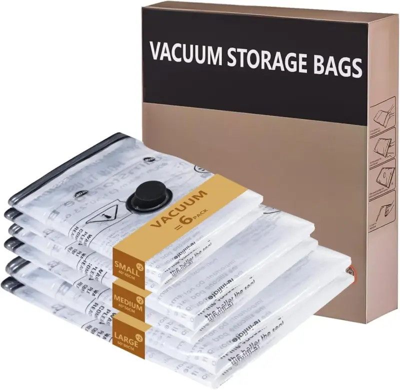 6 bolsas al vacío para almacenamiento 6 bolsas al vacío para almacenamiento