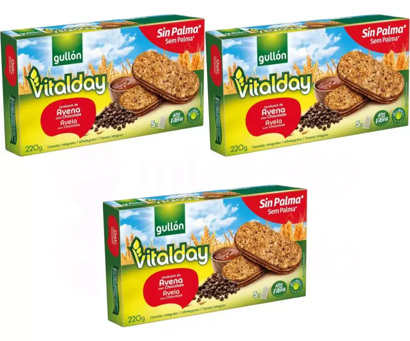 3x cajas Gullón Galleta Desayuno y Merienda 220g 3x cajas Gullón Galleta Desayuno y Merienda 220g