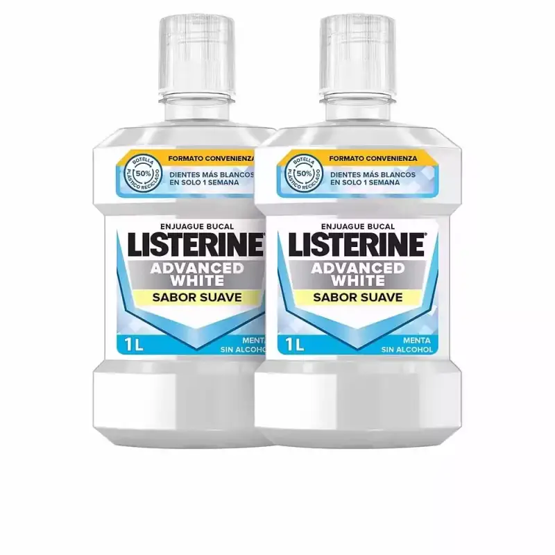 2x 1L Listerine Blanqueador Avanzado 2x 1L Listerine Blanqueador Avanzado