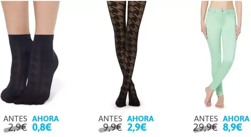 Hasta 70% dto. + envío gratis en Pantis, Leggings y Calcetines en Calzedonia Hasta 70% dto. + envío gratis en Pantis, Leggings y Calcetines en Calzedonia