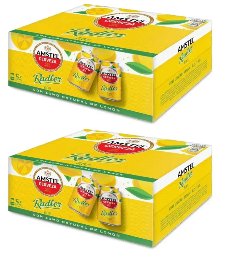 24x 33cl Cerveza Limón Amstel Radler 24x 33cl Cerveza Limón Amstel Radler