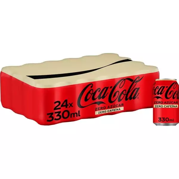 Pack 24 Cola-Cola Zero Zero 33cl lata Pack 24 Cola-Cola Zero Zero 33cl lata
