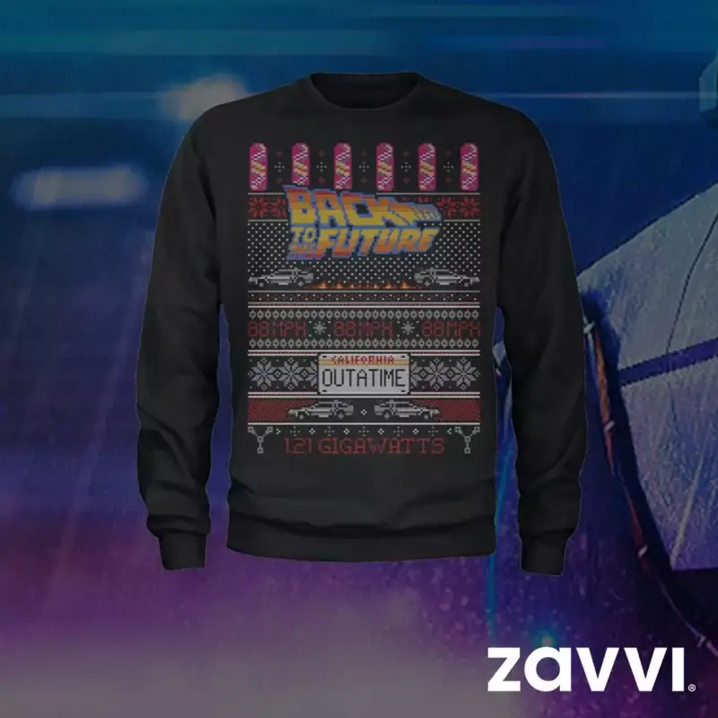 Jersey navideño de Regreso al Futuro con envío incluido Jersey navideño de Regreso al Futuro con envío incluido