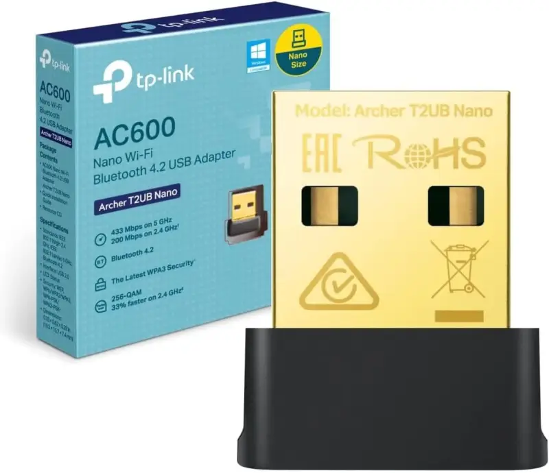 Adaptador WiFi y Bluetooth TP-Link Archer AC600 Adaptador WiFi y Bluetooth TP-Link Archer AC600