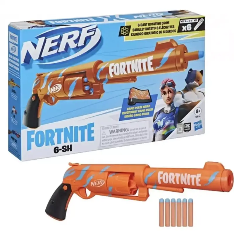 Lanzador Nerf Fortnite 6-SH Lanzador Nerf Fortnite 6-SH
