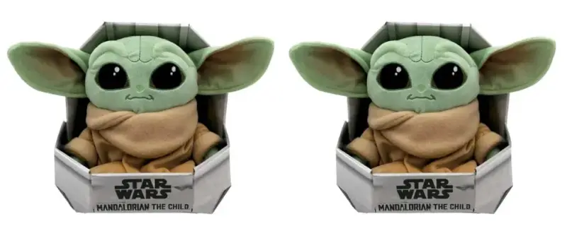 2x Peluche Disney Baby Yoda The Mandalorian Star Wars 2x Peluche Disney Baby Yoda The Mandalorian Star Wars
