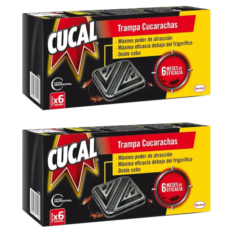 2 cajas de Trampa Cucarachas Cucal 2 cajas de Trampa Cucarachas Cucal