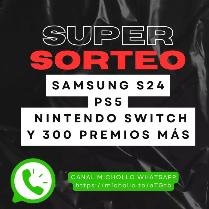 Super Sorteo: Gana Samsung S24, PS5, Nintendo Switch y cientos de premios Super Sorteo: Gana Samsung S24, PS5, Nintendo Switch y cientos de premios