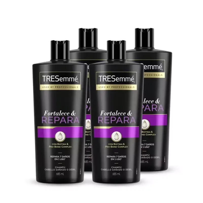 4x TRESemmé Champú Fortalece y Repara de 685 ml 4x TRESemmé Champú Fortalece y Repara de 685 ml