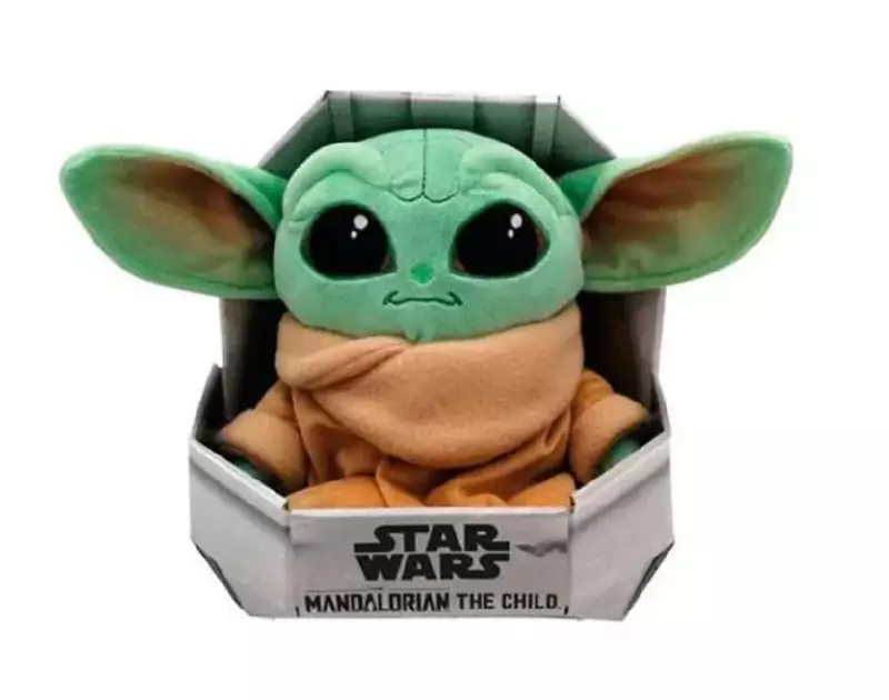 Peluche Baby Yoda The Mandalorian con cuna 25cm Peluche Baby Yoda The Mandalorian con cuna 25cm
