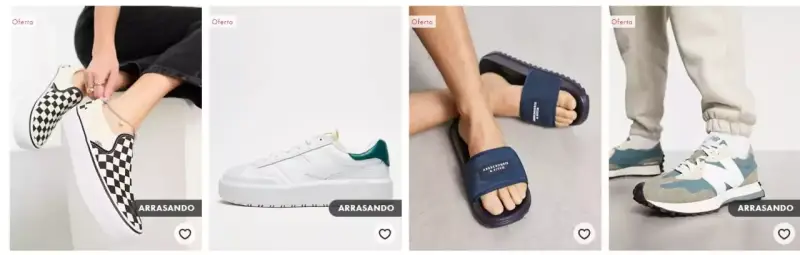 -25% de Dto. en una selección de zapatillas, botas y + en Asos -25% de Dto. en una selección de zapatillas, botas y + en Asos