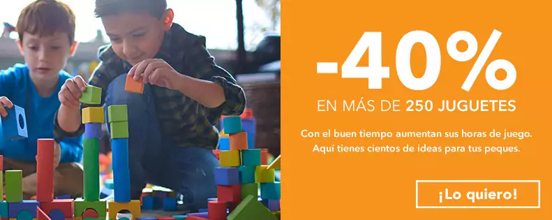 40% en una selección de juguetes en Toys Rus! 40% en una selección de juguetes en Toys Rus!