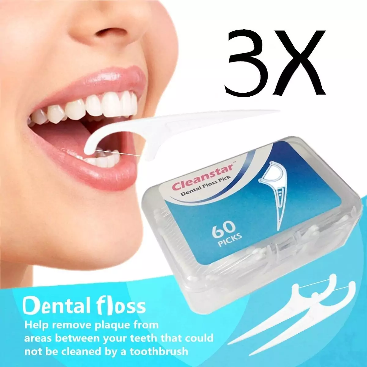 Hilo dental stick 180 hilos Hilo dental stick 180 hilos