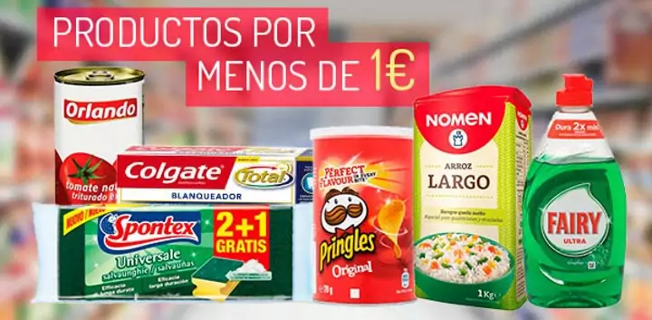 100 productos a menos de 1€ 100 productos a menos de 1€