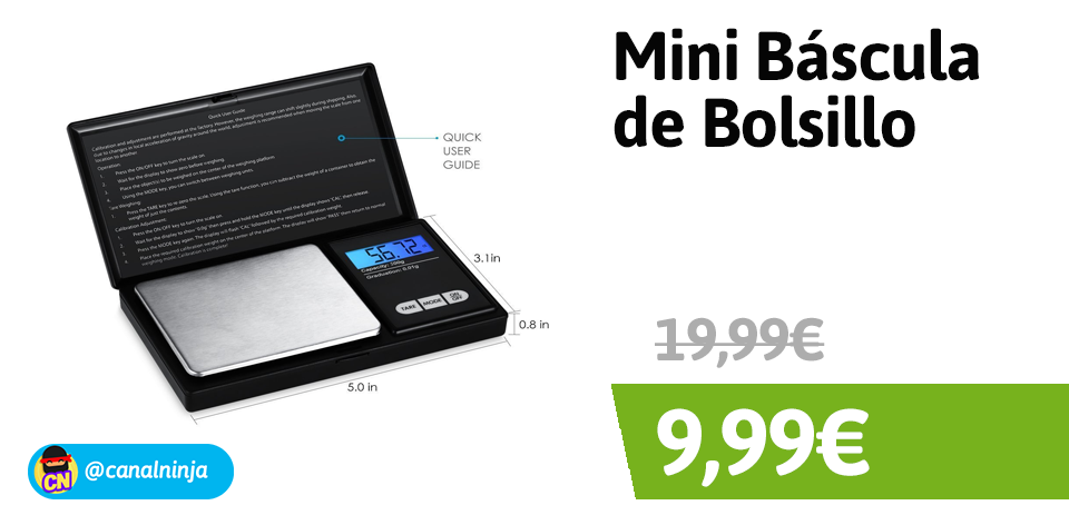 Mini Báscula de Bolsillo