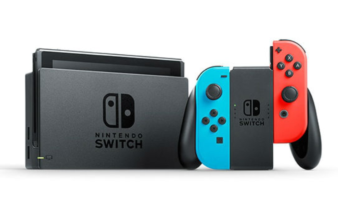 Nintendo Switch con Joy-Con Rojo Neón y Azul Neón