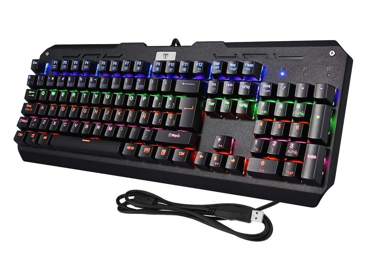 Teclado mecánico gaming de VicTsing con Ñ 28,9€