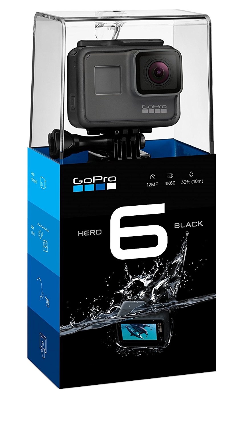 GoPro HERO6 Black 4K Ultra HD Cámara de Acción