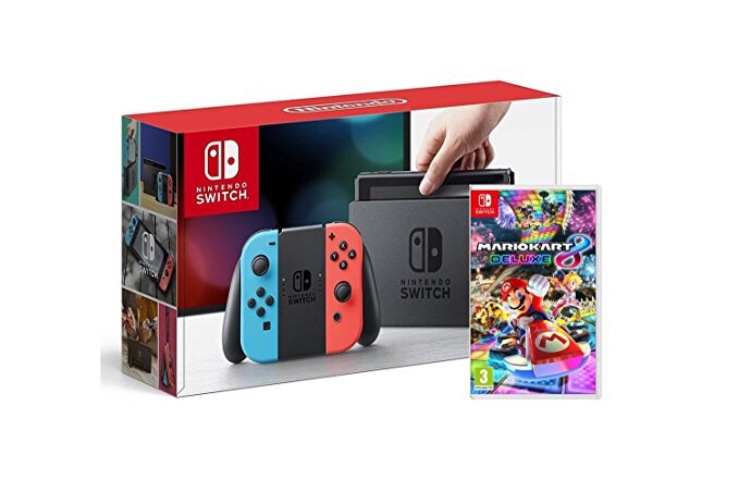 Nintendo Switch Azul/Rojo + Mario Kart 8 Deluxe solo  312,66€