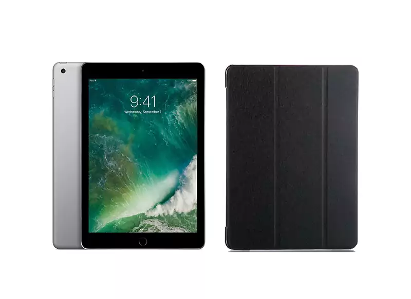 Apple iPad versión 2017 + funda Apple iPad versión 2017 + funda