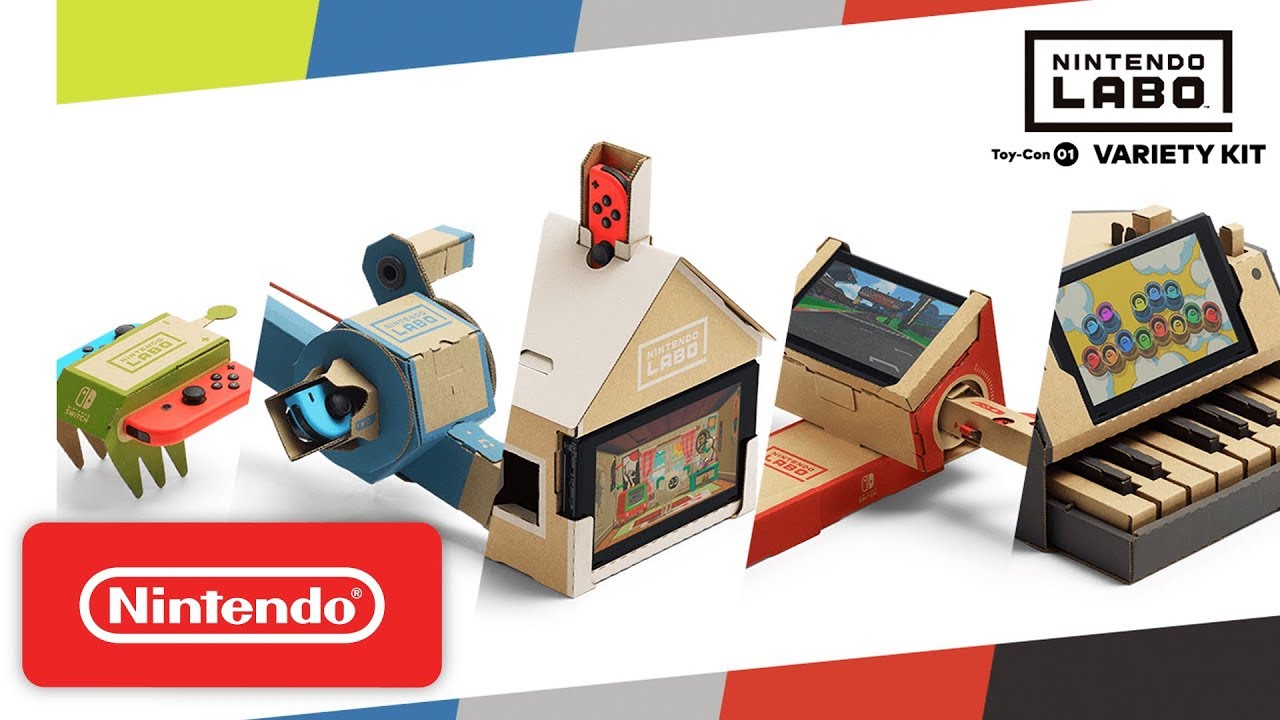 Plantillas de cartón para Nintendo Labo GRATIS